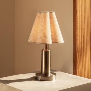 Audo Copenhagen Lampada da tavolo Admiral, dimmerabile, Crema / Ambra, Soggiorno / Sala da pranzo, Plastica, Design, Lampada da tavolo