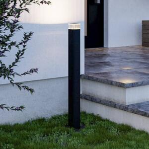 EGLO Lampione CASTELNUOVO, nero, altezza 80 cm, IP65, GU10 dimmerabile, Nero, Alluminio