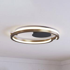 EGLO Plafoniera soffitto MEZZOMONTE, dimmerabile, Bronzo / Ottone antico, Soggiorno / Sala da pranzo, Metallo, Plafoniera