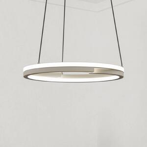 EGLO Lampada a sospensione MEZZOMONTE, dimmerabile, Crema / Ambra, Soggiorno / Sala da pranzo, Metallo, Lampada a sospensione