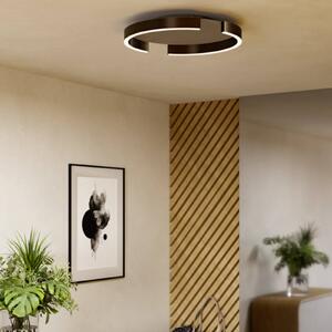 EGLO Plafoniera soffitto COPERTINO, dimmerabile, Bronzo / Ottone antico, Soggiorno / Sala da pranzo, Metallo, Plafoniera
