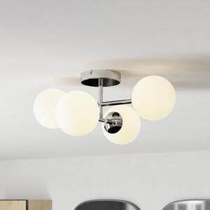 EGLO Plafoniera soffitto CASTROVIDO, Cromo / Argento, Soggiorno / Sala da pranzo, Metallo, Plafoniera