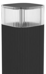EGLO Lampione CASTELNUOVO, nero, altezza 50 cm, IP65, GU10 dimmerabile, Nero, Alluminio