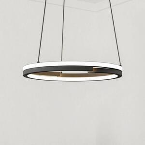 EGLO Lampada a sospensione MEZZOMONTE, dimmerabile, Nero, Soggiorno / Sala da pranzo, Metallo, Lampada a sospensione