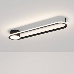 EGLO Plafoniera soffitto COLLECORVINO, Nero, Soggiorno / Sala da pranzo, Metallo, Plafoniera