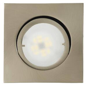 Busch Spot LED incasso Joanie, ferro spazzolato JOANIE, dimmerabile, Alluminio / Grigio / Zincato, Soggiorno / Sala da pranzo, Metallo, Moderno