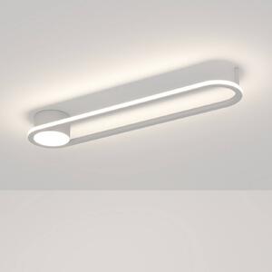 EGLO Plafoniera soffitto COLLECORVINO, Bianco / Opale, Soggiorno / Sala da pranzo, Metallo, Plafoniera