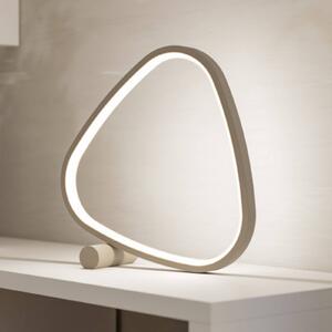 EGLO Lampada da tavolo LEPORANO, dimmerabile, Crema / Ambra, Soggiorno / Sala da pranzo, Metallo, Lampada da tavolo