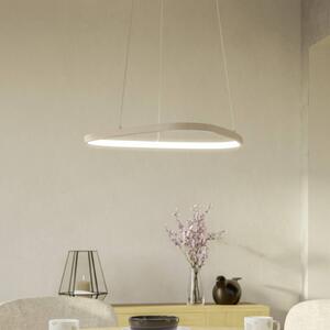 EGLO Lampada a sospensione LEPORANO, Crema / Ambra, Soggiorno / Sala da pranzo, Metallo, Lampada a sospensione