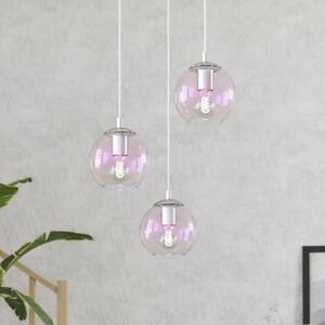 EGLO Lampada a sospensione ARISCANI 2, dimmerabile, Chiaro / Trasparente, Soggiorno / Sala da pranzo, Vetro, Lampada a sospensione