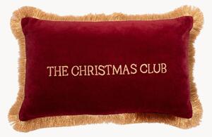 Cuscino in velluto The Christmas Club
