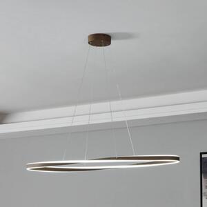 EGLO Lampada a sospensione CAMEROTA, dimmerabile, Bronzo / Ottone antico, Soggiorno / Sala da pranzo, Metallo, Lampada a sospensione