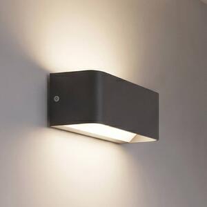 EGLO connect Applique da esterni LED SANIA-Z, nera, IP55 dimmerabile, Nero, Metallo, Applique da esterni