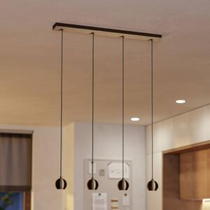 EGLO Lampada a sospensione BIMEDA 1, dimmerabile, Bronzo / Ottone antico, Soggiorno / Sala da pranzo, Metallo, Lampada a sospensione