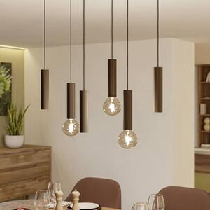 EGLO Lampada a sospensione FARIOLO, dimmerabile, Bronzo / Ottone antico, Soggiorno / Sala da pranzo, Metallo, Lampada a sospensione