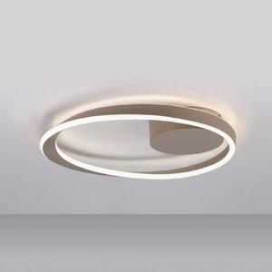 EGLO Plafoniera soffitto CAMEROTA, dimmerabile, Crema / Ambra, Soggiorno / Sala da pranzo, Metallo, Plafoniera