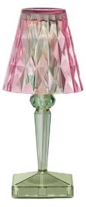 Lampade da esterno Kartell, Battery, Rosa / Rosé, Balcone, Plastica, Design