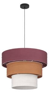 EGLO Lampada a sospensione PAROGNO, dimmerabile, Multicolore, Soggiorno / Sala da pranzo, Tessuto / Stoffa / Seta, Lampada a sospensione