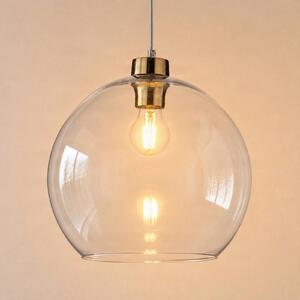 Lampada a sospensione in vetro Cubus TK Lighting, dimmerabile, Chiaro / Trasparente, Soggiorno / Sala da pranzo, Vetro, Moderno, Lampada a sospensione