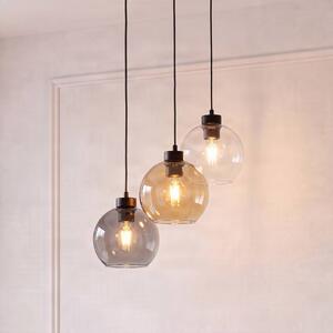 Lampada a sospensione in vetro Cubus TK Lighting, dimmerabile, Chiaro / Trasparente, Soggiorno / Sala da pranzo, Vetro, Moderno, Lampada a sospensione