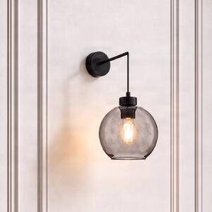 Applique da parete Cubus TK Lighting, dimmerabile, Chiaro / Trasparente, Soggiorno / Sala da pranzo, Vetro, Moderno, Applique