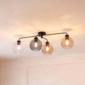 Plafoniera soffitto Cubus TK Lighting, dimmerabile, Chiaro / Trasparente, Soggiorno / Sala da pranzo, Vetro, Moderno, Plafoniera