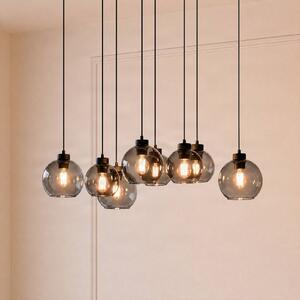 Lampada a sospensione in vetro Cubus TK Lighting, dimmerabile, Nero, Soggiorno / Sala da pranzo, Vetro, Moderno, Lampada a sospensione