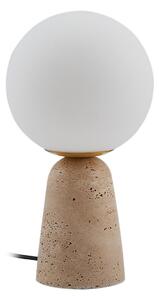 Lampade da tavolo Lindby, Kirstan, Bianco, Soggiorno, Vetro, Moderno
