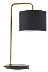 Lampade da tavolo Lindby, Hillary, Nero, Soggiorno, Tessuto / Tessile, Scandinavo