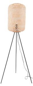 Lampada da terra Lucande, Jorick, Legno, Soggiorno, Bambù, Campagna / rustico