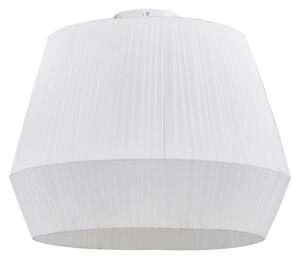 Plafoniera Lindby, Vitore, dimmerabile, Bianco, Soggiorno, Tessuto / Tessile, Scandinavo