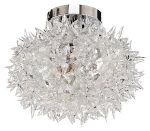 Plafoniera Kartell, Bloom CW2, Trasparente, Soggiorno, Plastica, Design