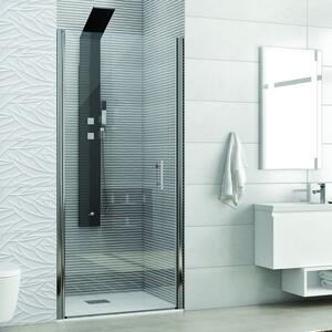 Porta doccia battente 95cm vetro trasparente | KS2800N - KAMALU