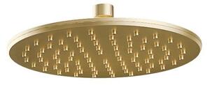 Soffione per doccia tondo in acciaio finitura oro diametro 20cm | KAM-ARTE ORO - KAMALU