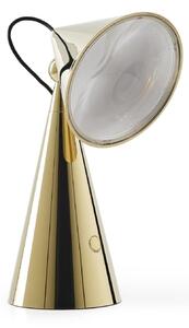 Lampade da tavolo Tom Dixon, POSE, dimmerabile, Dorato / Ottone, Soggiorno, Plastica, Design
