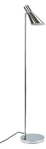 Lampada da terra Dyberg Larsen, DL12, dimmerabile, Metallizzato, Soggiorno, Metallo, Design