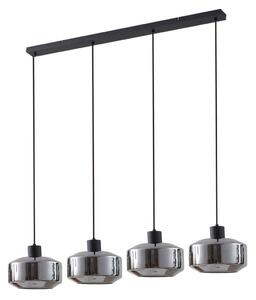 Lampada a sospensione Lindby, Hildur, dimmerabile, Grigio, Cucina, Vetro