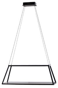 Lampada a sospensione Lucande, Mensola, dimmerabile, Nero, Soggiorno, Alluminio, Moderno