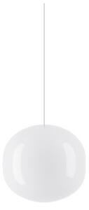 Lampada a sospensione Lodes, dimmerabile, Bianco, Sala da pranzo, Vetro