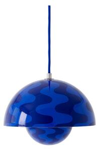 Lampada a sospensione &Tradition, Flowerpot VP1, dimmerabile, Blu, Soggiorno, Metallo, Design