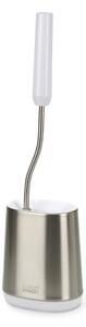 Scopino WC argentato in acciaio inox Flex – Joseph Joseph