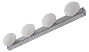 Applique da parete Lucande, Myrra, Metallizzato, Bagno, Alluminio, Moderno