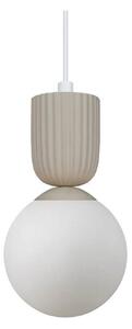 Lampada a sospensione Nordlux, Sadie, dimmerabile, Beige, Soggiorno, Vetro, Scandinavo