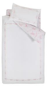 Set copripiumino e federa bianco per letto singolo 135x200 cm Bow Embroidery – Catherine Lansfield