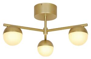 Plafoniera Nordlux, Contina, dimmerabile, Dorato / Ottone, Soggiorno, Metallo, Scandinavo