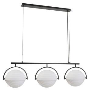 Lampada a sospensione Lucande, Helva, dimmerabile, Bianco, Soggiorno, Plastica, Scandinavo