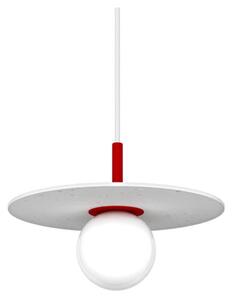 Lampada a sospensione Swedish Ninja, Rosso, Sala da pranzo, Metallo