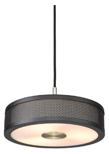 Lampada a sospensione Frame 3, Ø 24 cm, nero/ottone