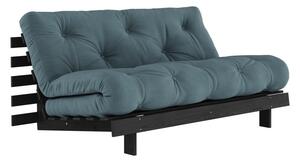 Divano letto color petrolio 160 cm Roots Black Night - Karup Design