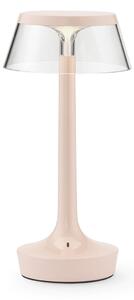 Lampade da tavolo FLOS, Bon jour unplugged, dimmerabile, Rosa / Rosé, Corridoio, Plastica, Design